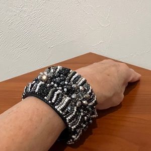 Bead cuff bracelet.